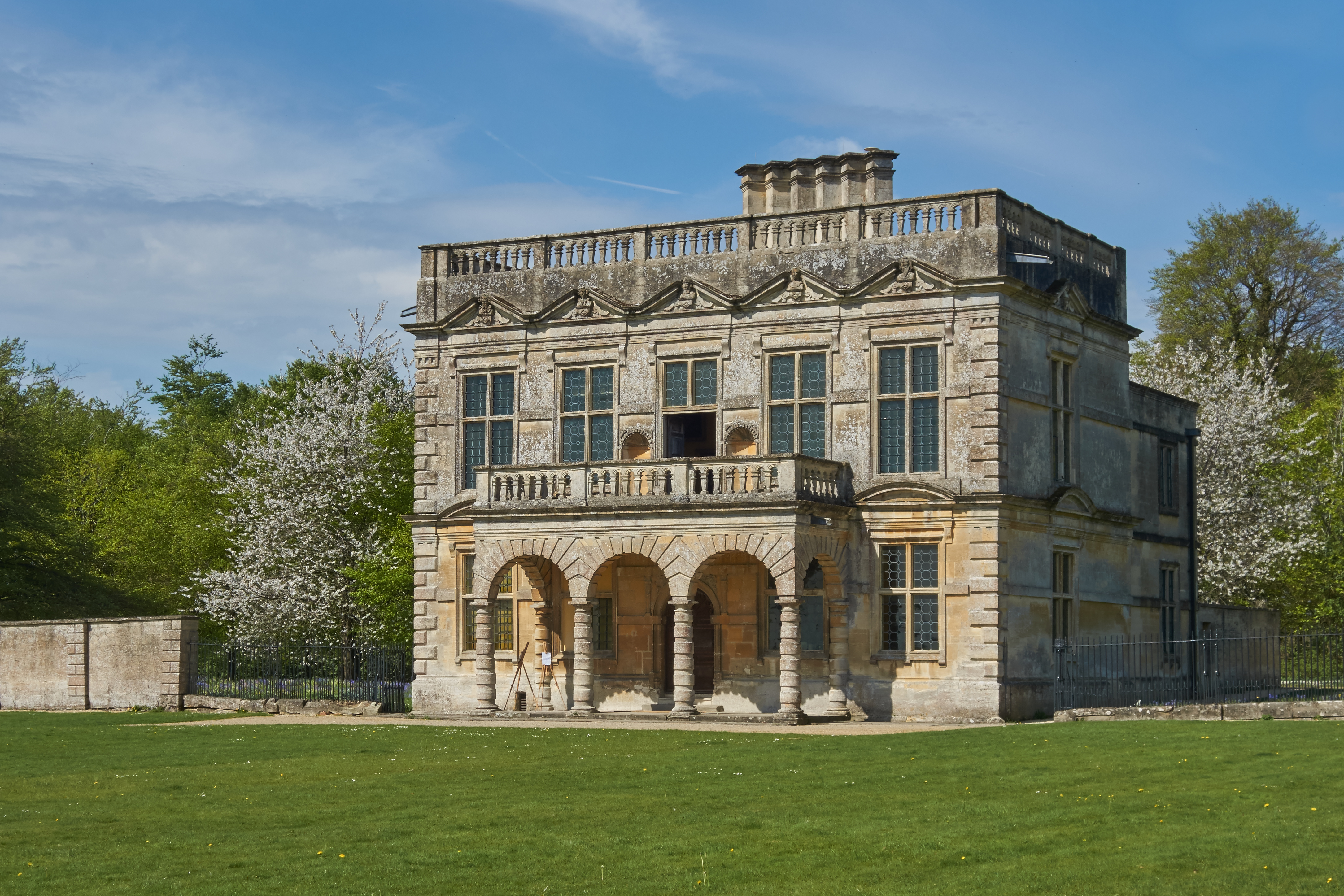 Handleigh Hall in the sunshine