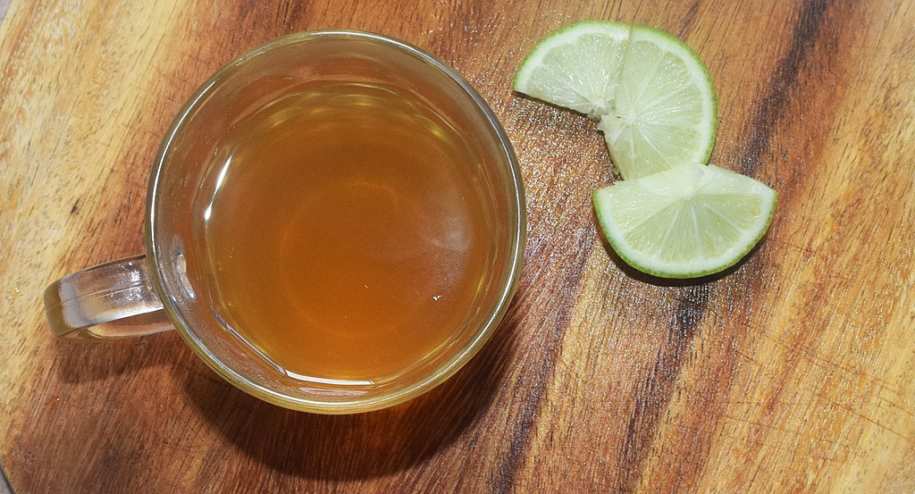 Tea with lime