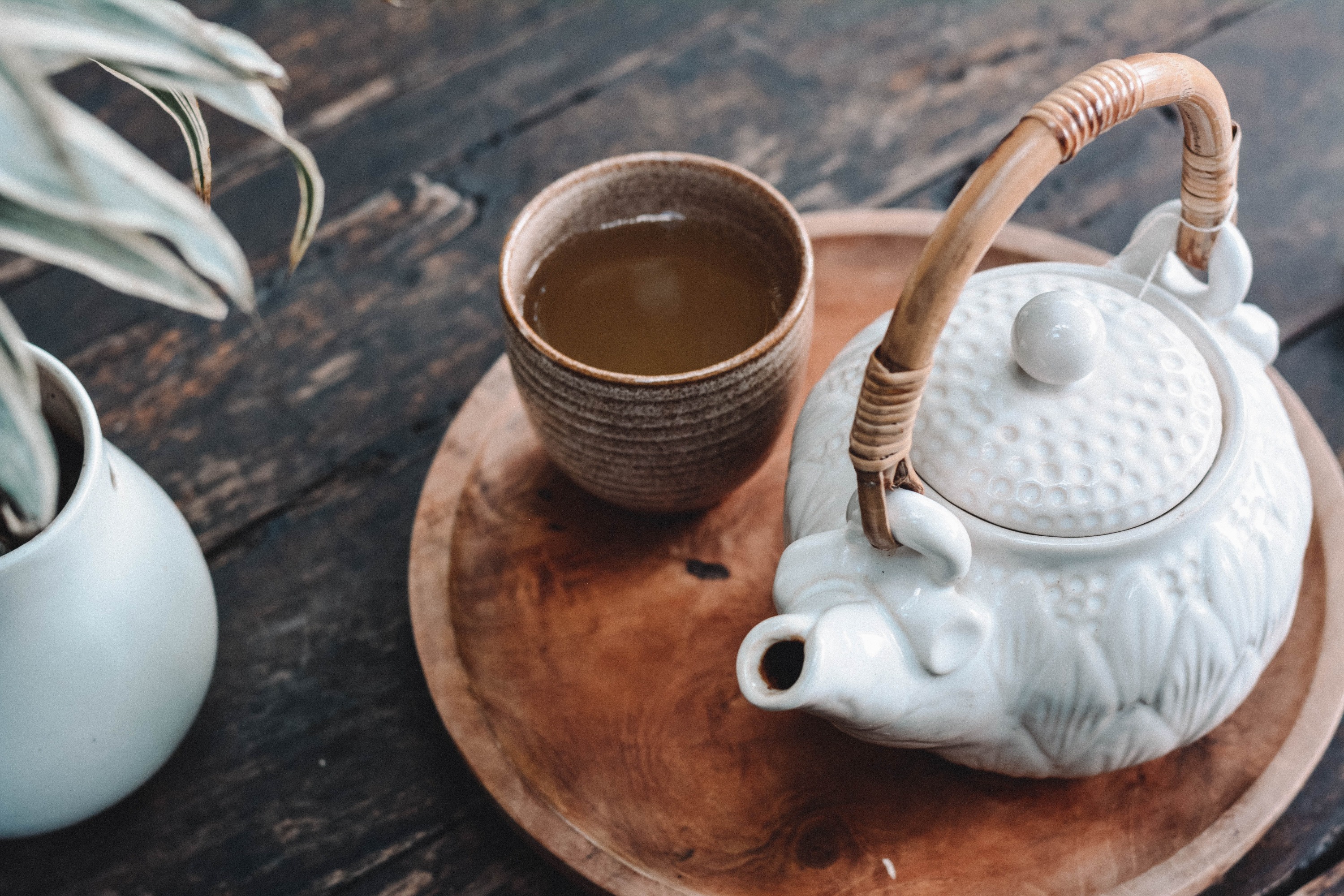 Teapot and tea